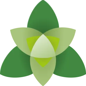 Stylized trillium FLower