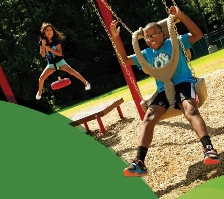 Kids Playing on a playground
