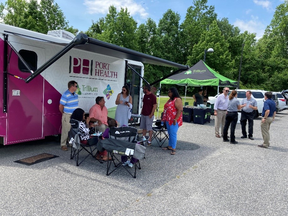 Picture of the Port Health Mobile Crisis truck unit