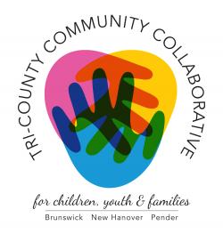 multi color hands together forming a heart, Tri-County Community Collaborative logo