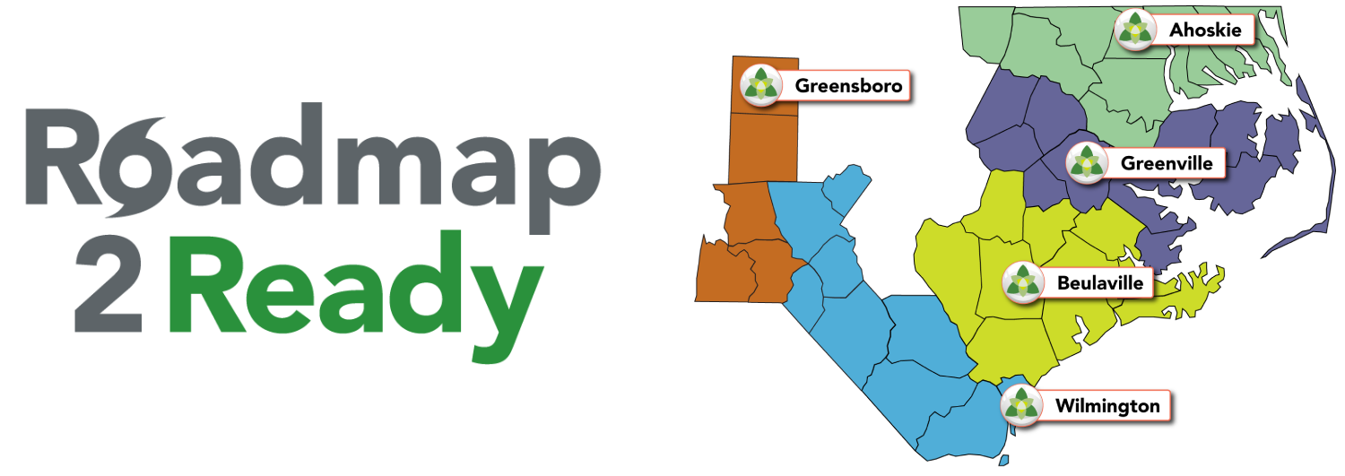 Map of Trillium coverage county, divide by regions colors