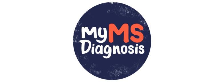 dark circle with the phrase my MS Diagnosis